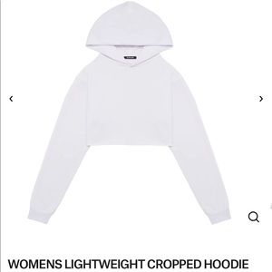 Talentless light weight crop hoodie